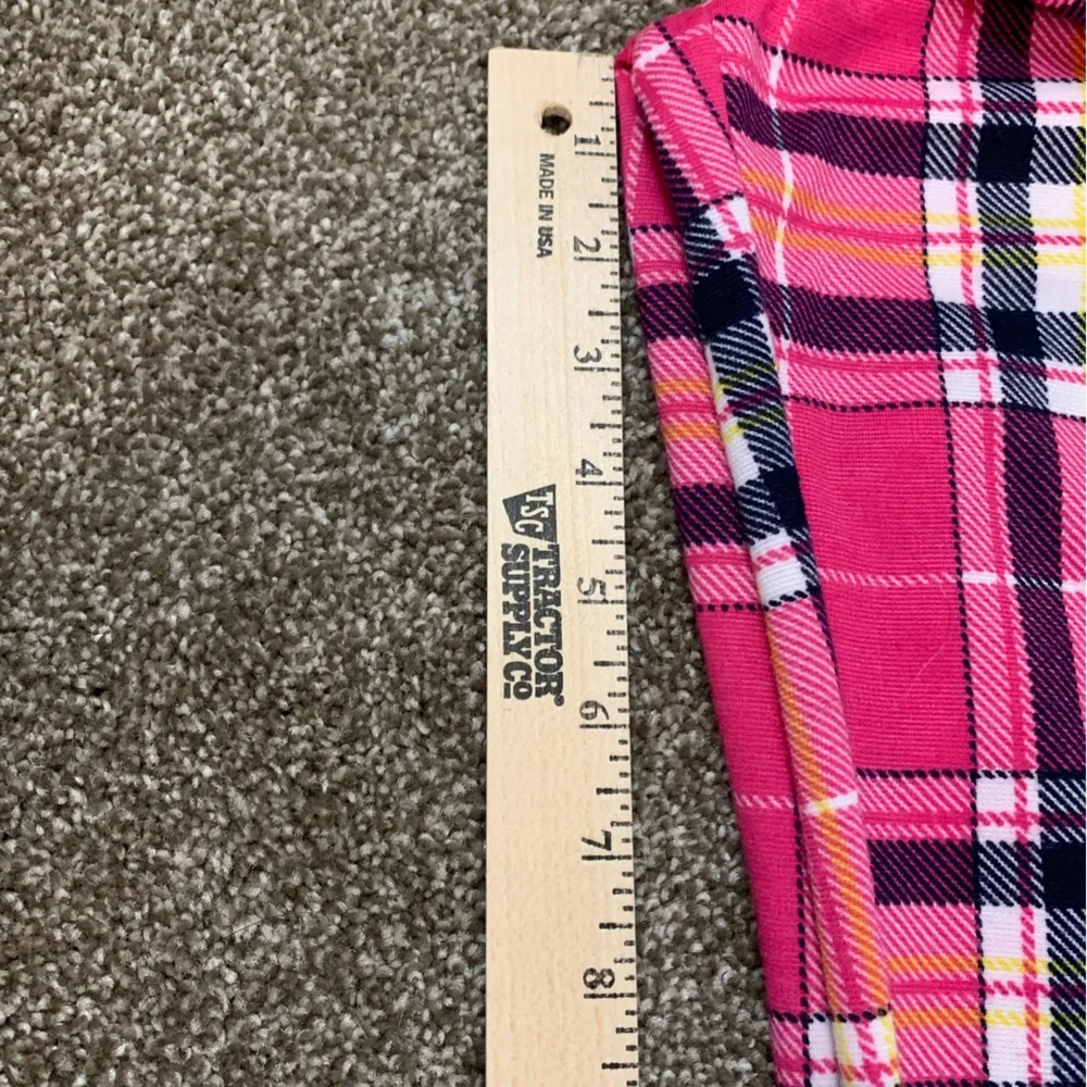 Jolie & Joy Plaid Lounge Pants NWT Size XL Pink Black White Polyester… - Picture 8 of 13